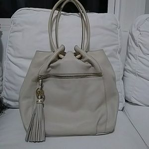 Ivory with gold Michael Kors medium size purse
